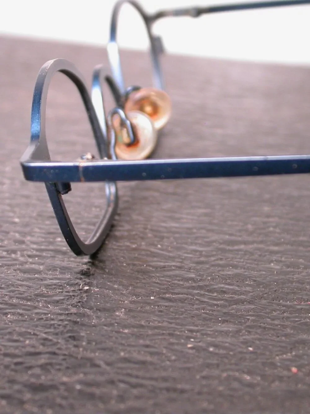Theo Dark Blue Modern Art Eyeglasses Spectacles Frames Made in Belgium